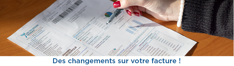 changements sur votre facture