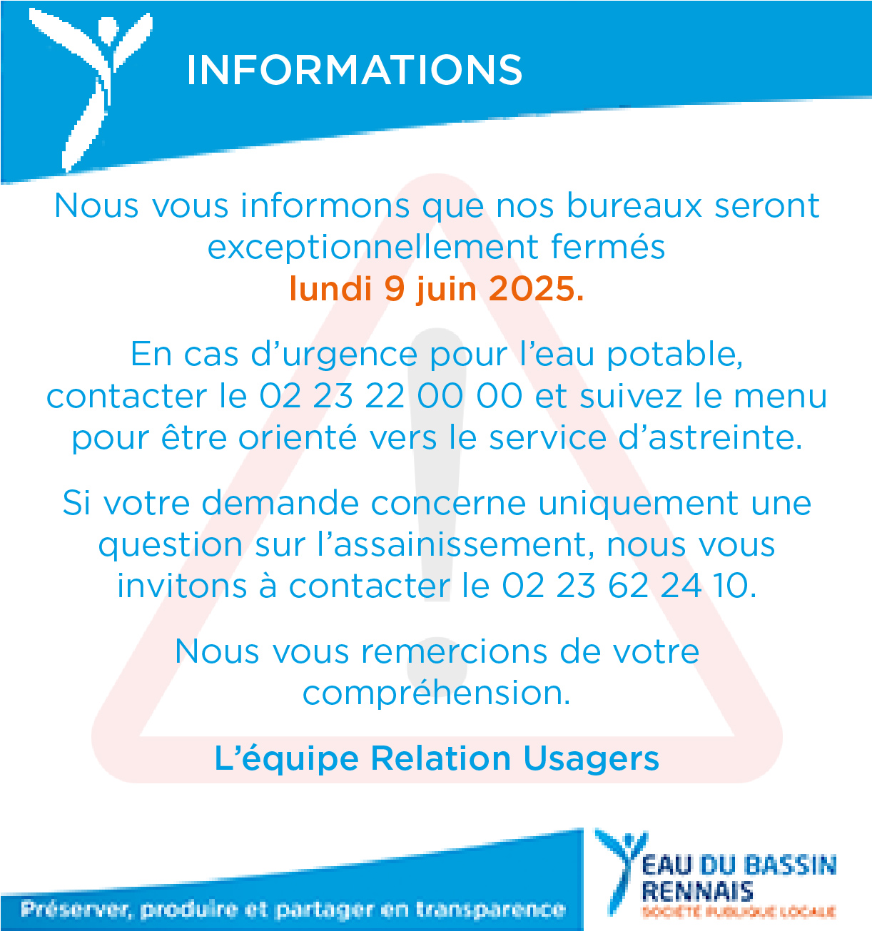 Fermeture CSU