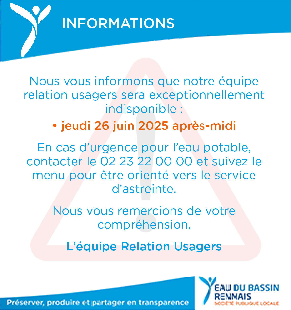 Fermeture CSU